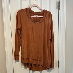 Wonderly Cinnamon Long Sleeve Tee